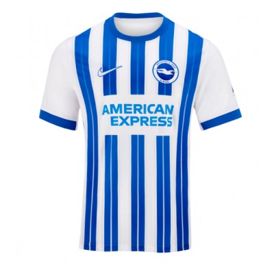 Moški Nogometni dresi Brighton Pervis Estupinan #30 Domači 2024-25 Kratek Rokav Moški Nogometni dresi Brighton Pervis Estupinan #30 Domači 2024-25 Kratek Rokav